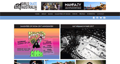 Desktop Screenshot of girlsskateaustralia.com